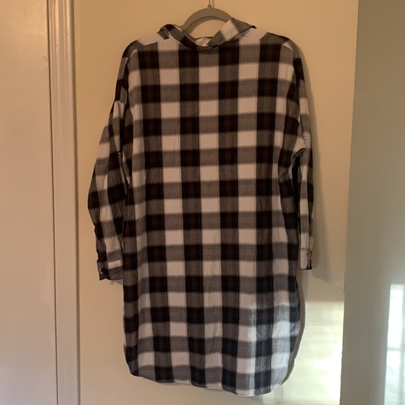 Comfy long sleeve button up blouse tunic w/ pockets - Picture 2 of 6